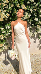 Chiara Maxi Dress - Soft Gold