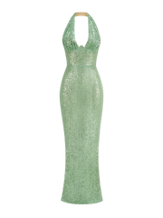 Esme-Deep V Gown