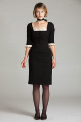 The Square Neck French Maid Dress - L'école Des Femmes