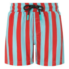 Pepita & Me - Striped Swim Shorts | Red