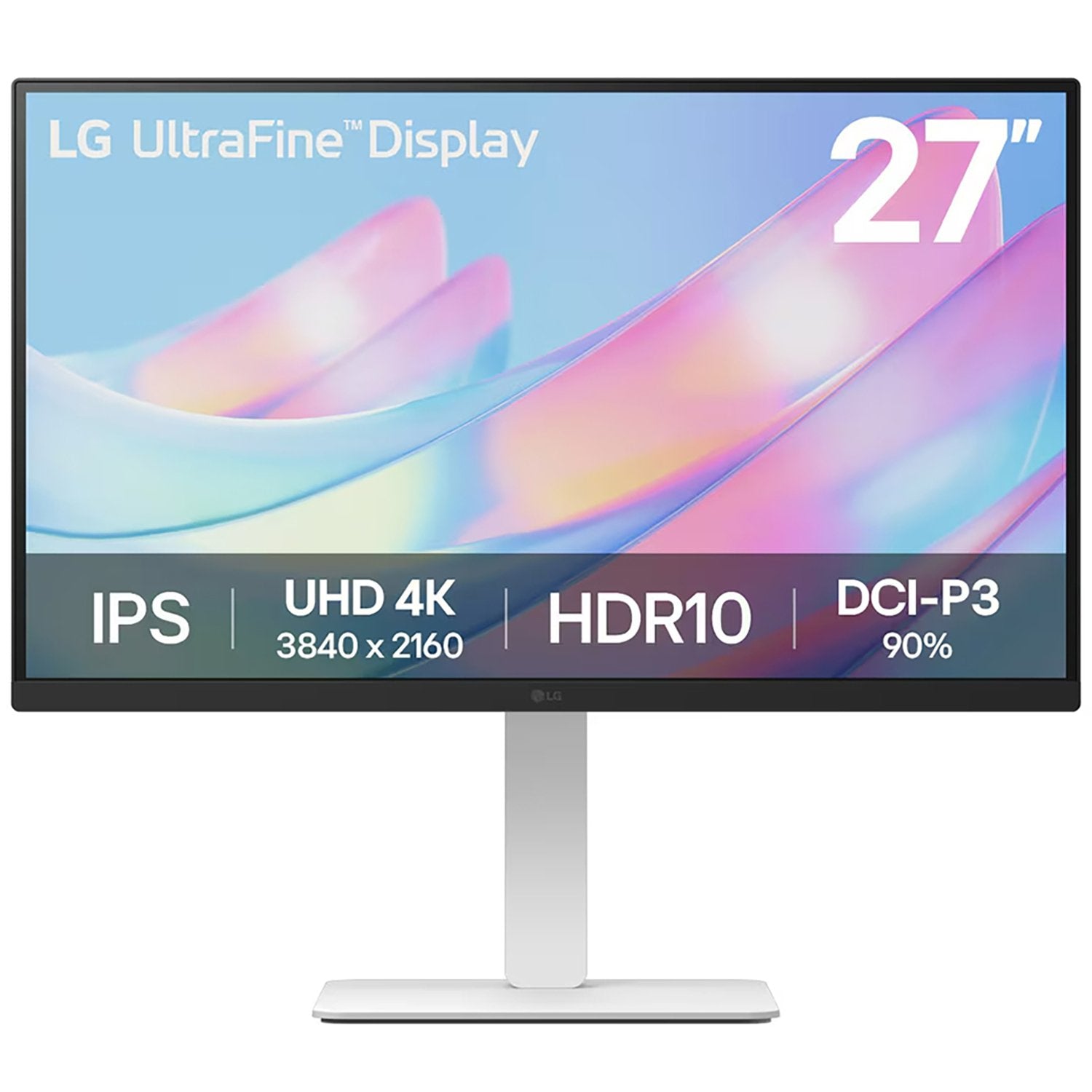 LG 27" 4K 3840x2160 UHD UltraFine HDR10, IPS, Borderless Design, PC Monitor 27US550