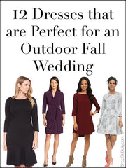 12 Dresses That are Perfect to Wear to An Outdoor Fall Wedding