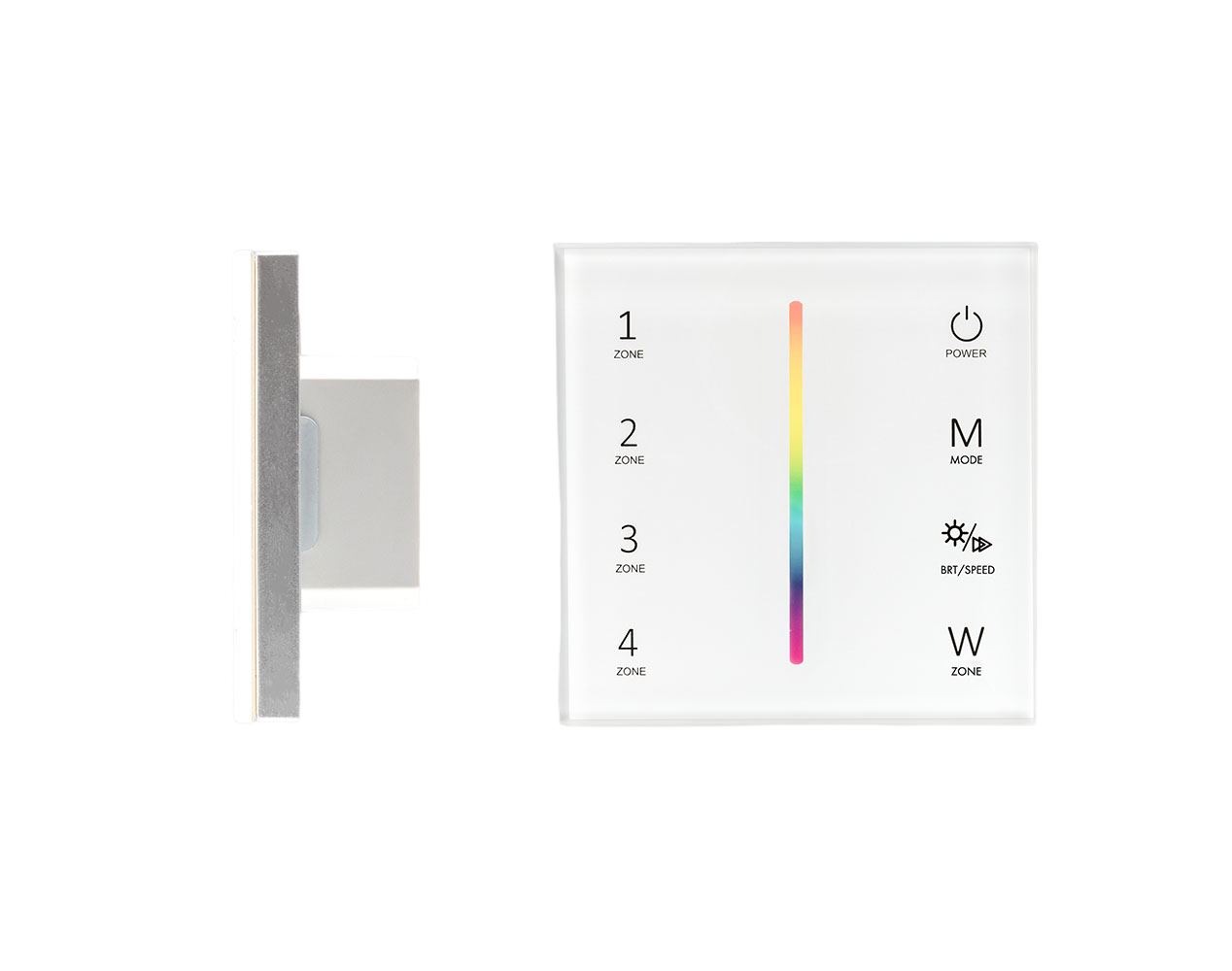 4 Zone - RGBW RF & DMX Wall Touch Controller