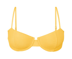 Product Front: Rio De Sol Sostén Top Malibu-Yellow Balconet