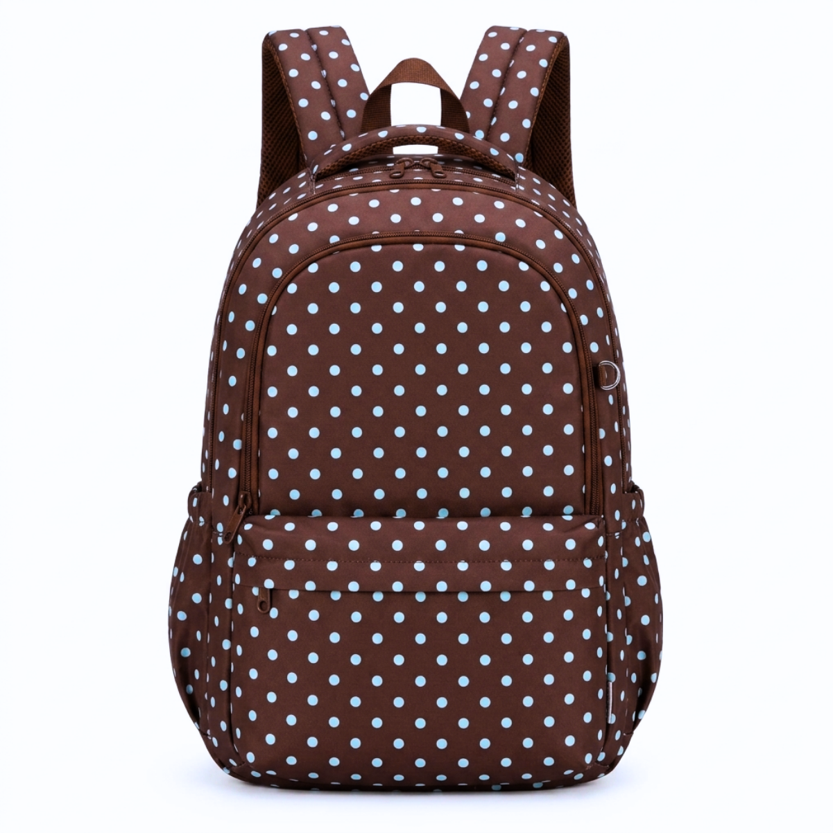 Polka Dots Campus School Backpack-Campus Backpack-Kinnder