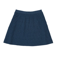 FUB Pointelle Skirt Extra Length - Indigo