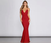 Loren Glitter Knit V Dress
