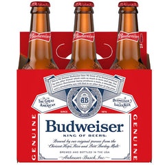 BUDWEISER BEER / 6 PACK