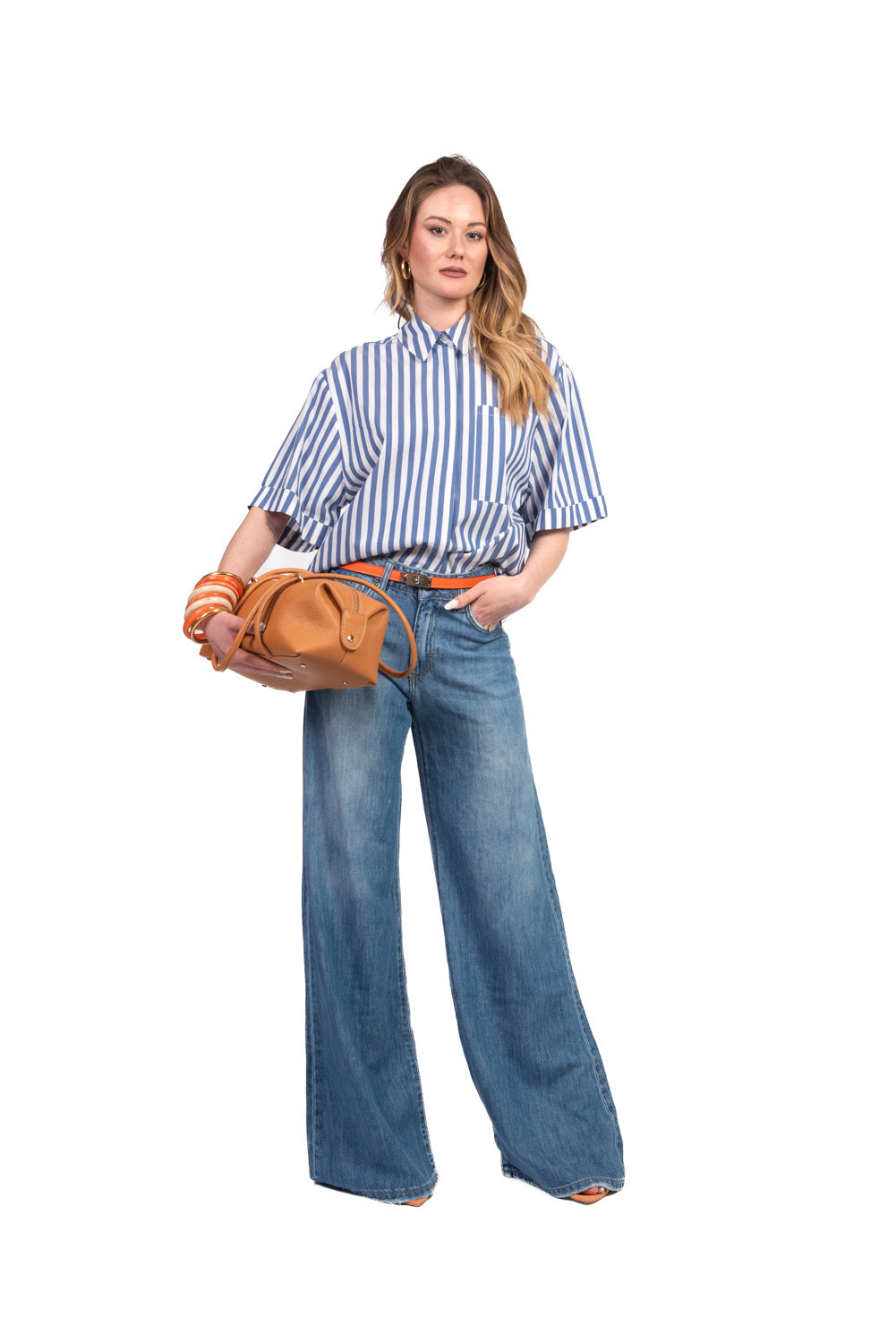 Bloom - Jeans palazzo Art. OSCAR BLUE