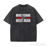 Make Fishing Great Again Unisex Distressed T-Shirt