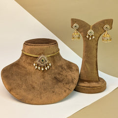 Statement Antique South Indian Rajwadi Necklace Set