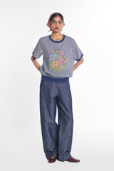 Salvia Embroidered top