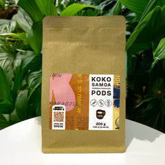 Aunty Tommy's Koko Samoa drinking chocolate pods 200g — 100% pure cacao made in West Auckland NZ