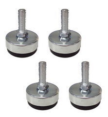 Seville Classics UltraHD 2.5" Steel Levels with Rubber Base (Set of 4)
