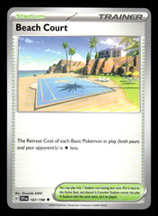 beach court pokemon card Pokemon TCG Scarlet and Violet Beach Court # 167 Base Set Uncommon