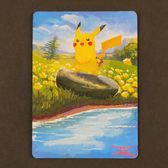 TCG ART CARD - PIKACHU
