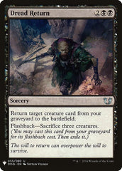 Dread Return - The List Reprints