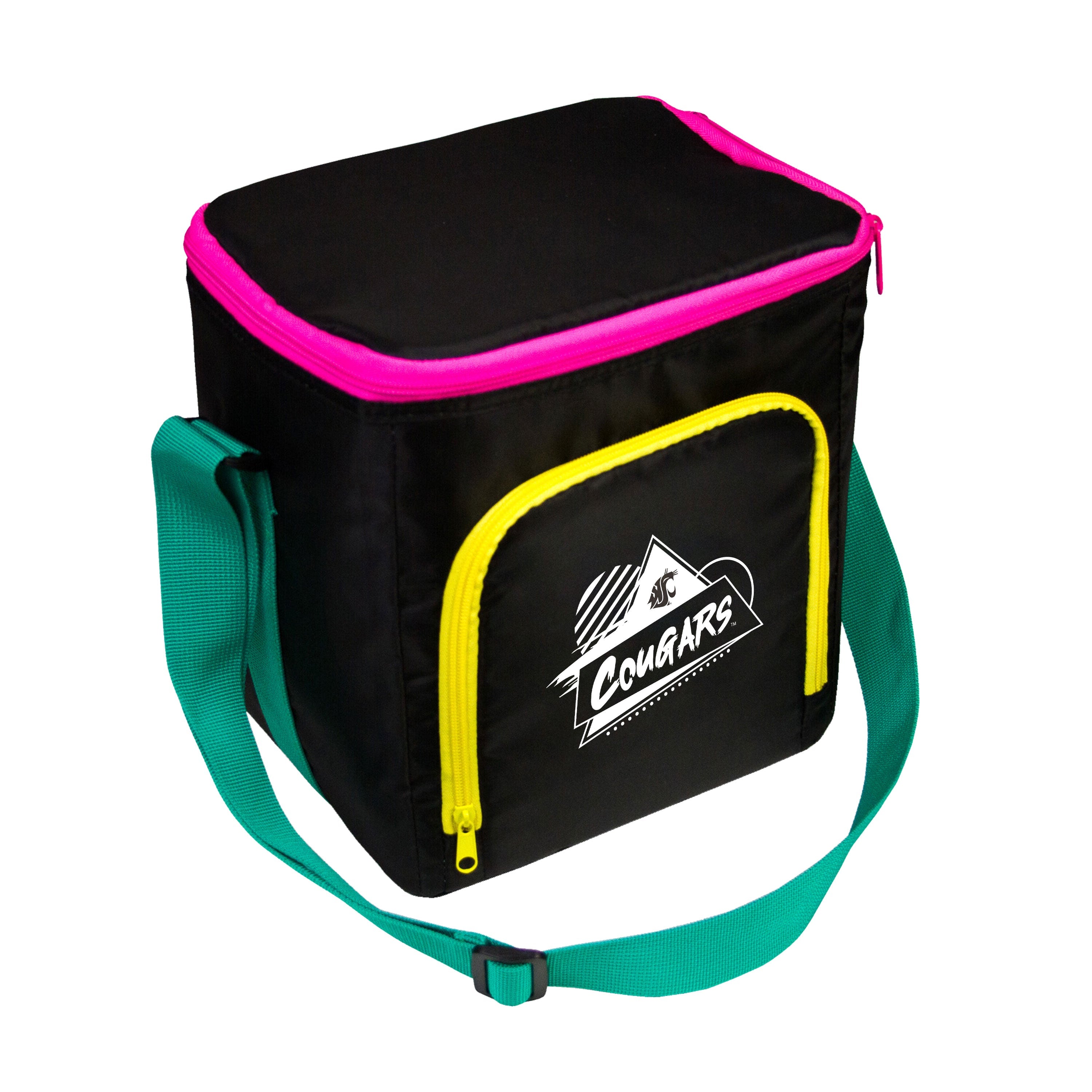 Washington State Rad Cooler by Logo Brands, insulated cooler bag with Washington State design and carrying handle.