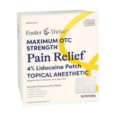 Foster And Thrive, Lidocaine Pain Relief Patch, 30 Each Foster And Thrive