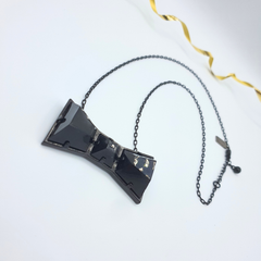 Sonia Rykiel – Black Bow Necklace, vintage 1980s