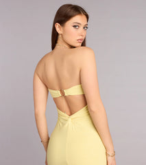 Alaina Glitter Knit Mermaid Dress