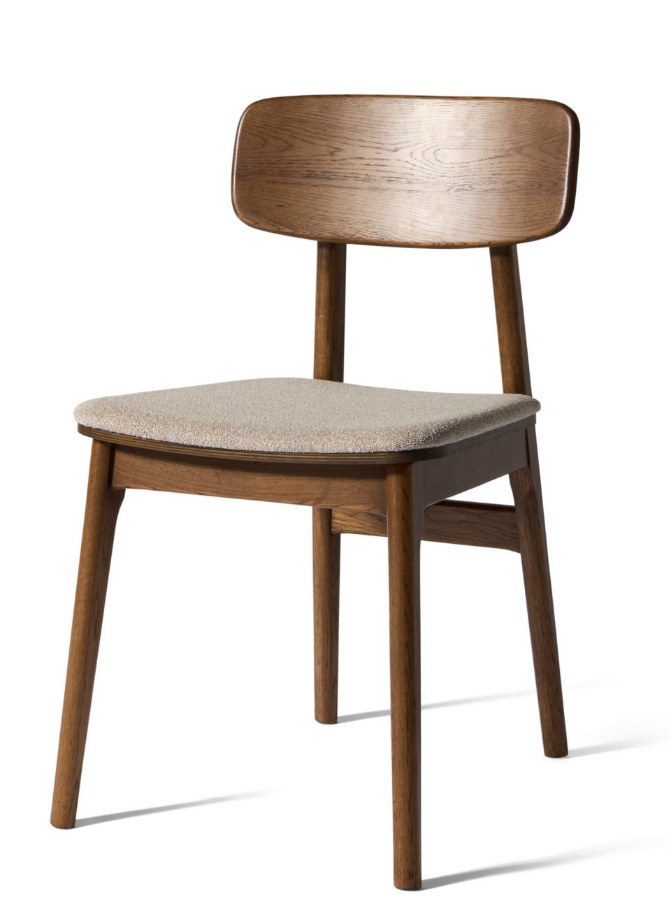 Houten eetstoel Livo smoked oak
