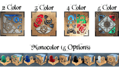 Multicolor Custom Commander Deck Boxes