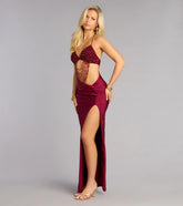 Nicki Beaded Fringe Mermaid Formal Dress