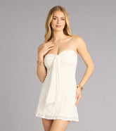 Forever Island Time Lace Mini Dress