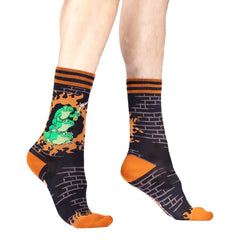 Frogs Against Fascism Crew Socks - FootClothes