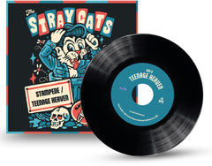 the album cover for Stray Cats - Stampede / Teenage Heaven