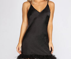Ruffle Some Feathers Mini Dress