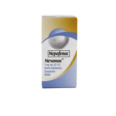 Nevanac Eye Drops 0.1% 5Ml ��� Nepafenac for Eye Inflammation & Cataract Surgery Recovery