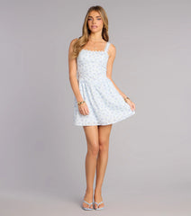 Garden Party Ditsy Floral Skater Dress