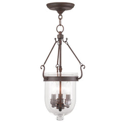 Livex Jefferson 3 Light Imperial Bronze Chain Lantern - C185-5063-58