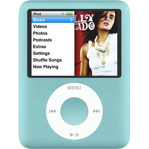 Apple iPod Nano A1236 3rd Generation 8GB (Blue) MB249LL/A - worldtradesolution.com
- 1
