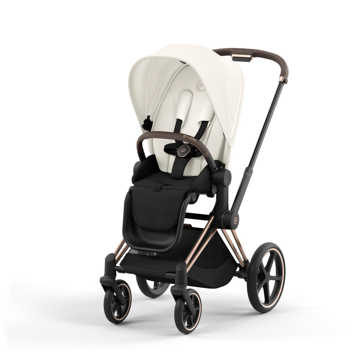 Priam 4 Stroller w/ Rose Gold Frame Strollers - Single Cybex