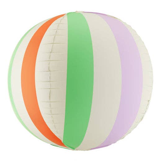 Striped Ball Foil Balloon 19 in. PartyDeco USA