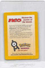 Pokemon Neo Discovery The Secrets Of The Unown Promo Card