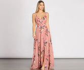 Alina Chiffon Floral Dress