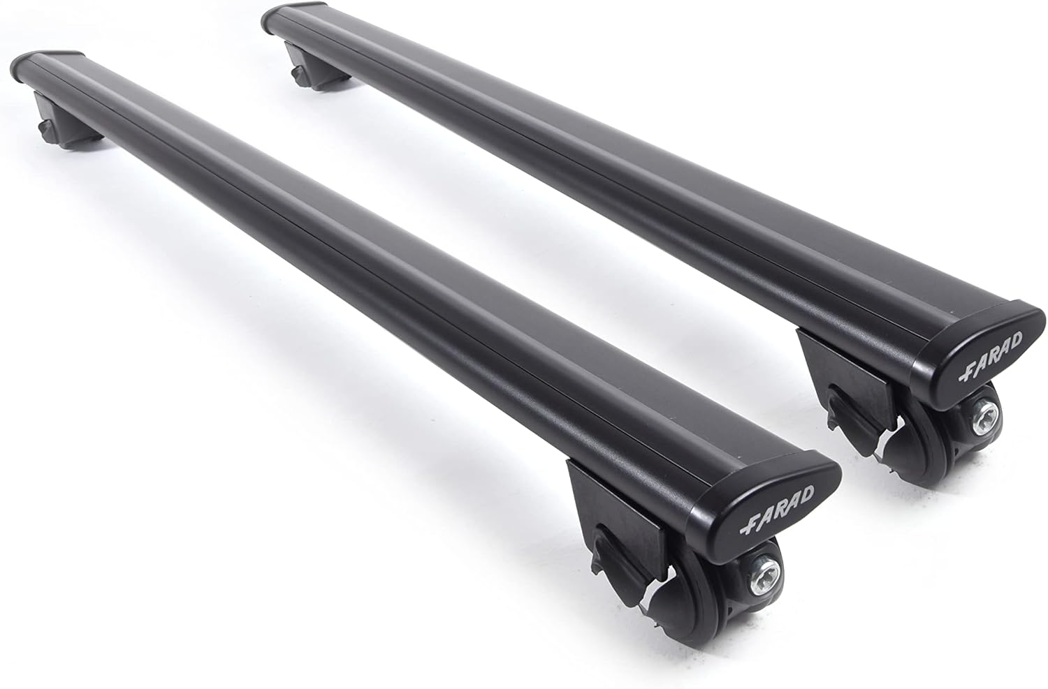 Barre portatutto SM + AERODYNAMIC BLACK in alluminio compatibili con EMC 6 - SEI dal 2022 in poi con corrimani alti railing aperti