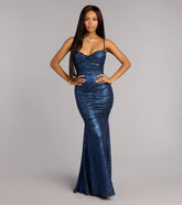 Josephine Glitter Mermaid Formal Dress