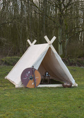 Wikingerzelt, 3 x 2.7 x 2 m, 350 gsm LARP Cosplay Heerlager Mittelalter