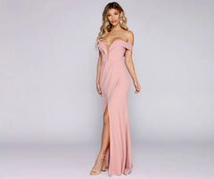 Allison Formal Off The Shoulder Dress