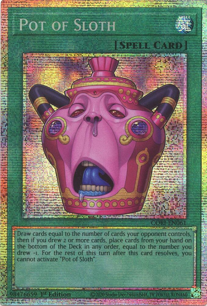 Pot of Sloth (Starlight Rare) - Chaos Origins