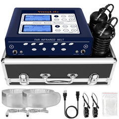 Vniolife Ionic Foot Bath Detox Machine, Dual Foot Detox Machine For 2 Users With Heating Belt, 5 Detox Mode,Dual Channel, Suitab