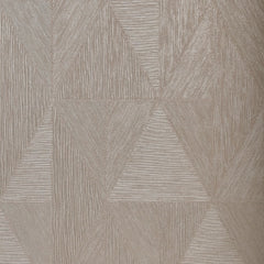 Tapeta metaliczna z geometrycznym wzorem PARANGON - ARGENT srebrny – Casamance