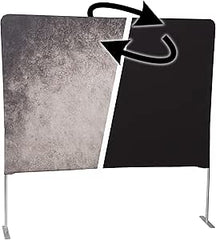 Manfrotto MLVC2201BS Video Conference Background - Black/Smoke