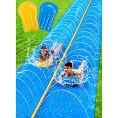 Sloosh Huge Water Slide, 30ft x 6ft Heavy Duty Lawn Water Slide with Built-