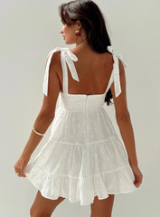 Galvis Mini Dress White